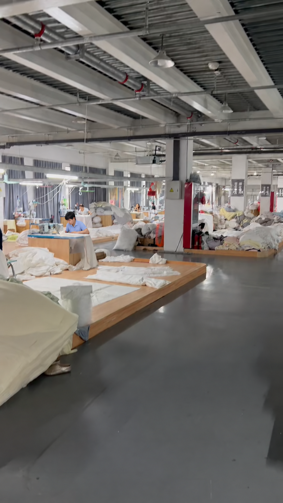 Sylque home textile production floor